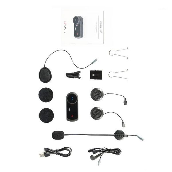 

e2-1200m motorcycle helmet interphone 4 riders bt walkie talkie for skiing cycling helmet1