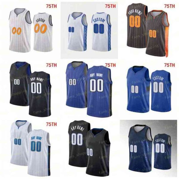 

custom printed 75th city basketball jerseys jalen 4 suggs basketball jerseys mo 5 bamba moritz chuma okeke 22 franz wagner 50 cole anthony 1, Black;red