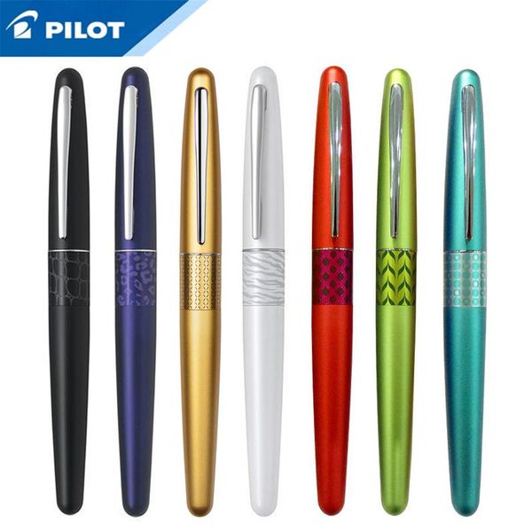 

2020 new pilot fp-mr3 88g metropolitan fp88g mr3 metal fountain pen colorful f nib red green purple golden gray