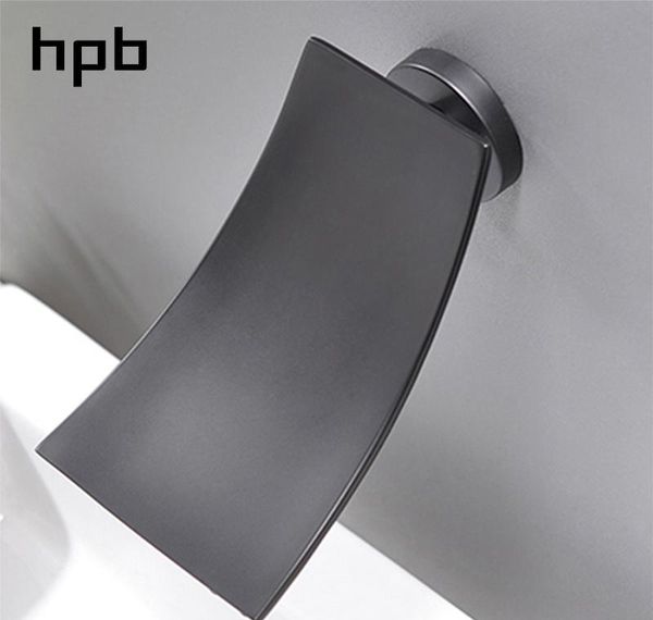 

hpb brass bathroom waterfall basin faucet single handle bathroom sink faucet with concealed box lacquered qylplv jjxh