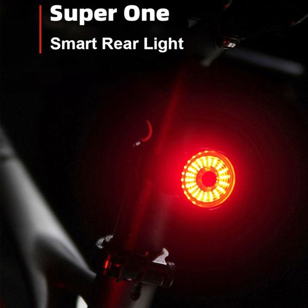 

bike lights intelligent induction brake taillights mtb usb charged road night ride