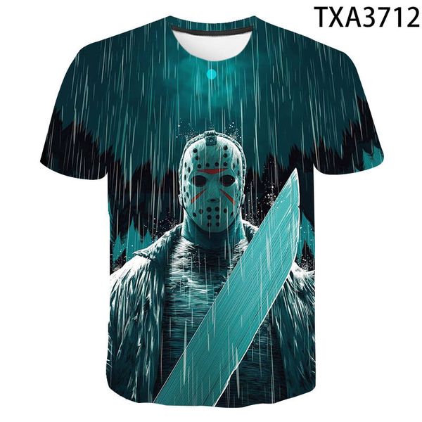 

and new friday the 13th clothing wild street trend 3d print shirts kawaii aesthetic plus size men clothing