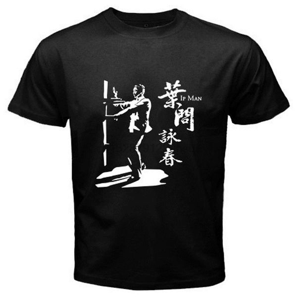 

new fashion brand new ip man grand master wing chun donnie yen men black t shirt size s to 3xl tee shirt sport hooded sweatshirt hoodie