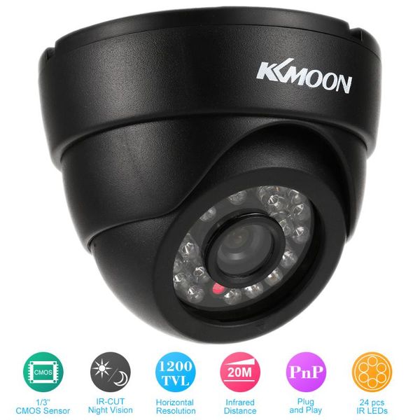 

kkmoon 1/3 cmos 1200tvl cctv analog surveillance camera with 3.6mm lens waterproof camera security