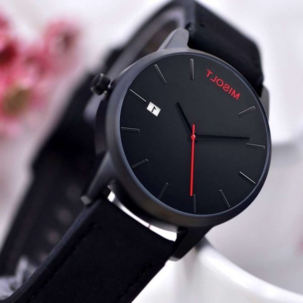 

trend atmosphere women's temperament watch fashion simple personalized watch women's belt large dial calendar steel belt student t, Slivery;brown