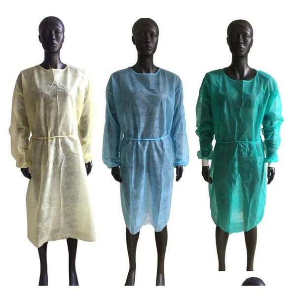 

non-woven protective clothing disposable isolation gowns clothing suits outdoor anti dust raincoats household sundriesprotective mjft1