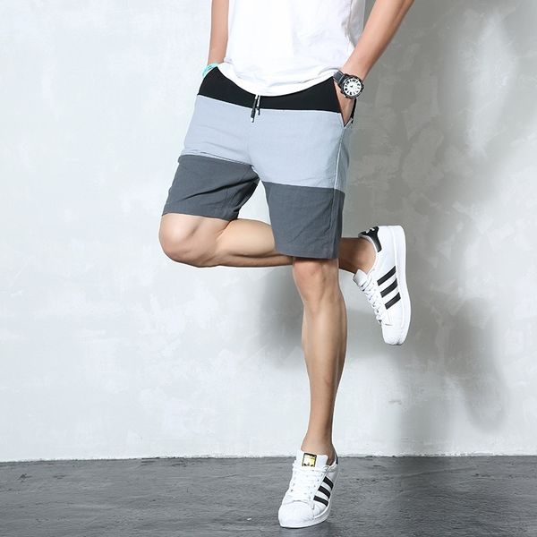 

men in 2021 the summer shorts boardshorts tag of electrical cotton from mode plus size new k40 r71r, White;black