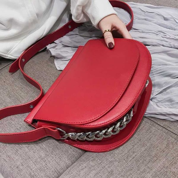 

bags for women handbag designer new korean version of the wild messenger bag shoulder bag simple fashion saddle