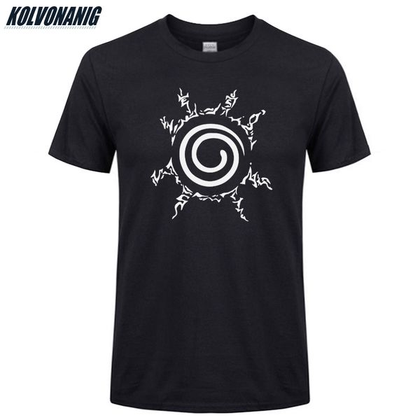 

sport 2019 summer new arrival anime uzumaki naruto printed t shirt men cotton fashion streetwear men's o-neck short sleeve tee shirts