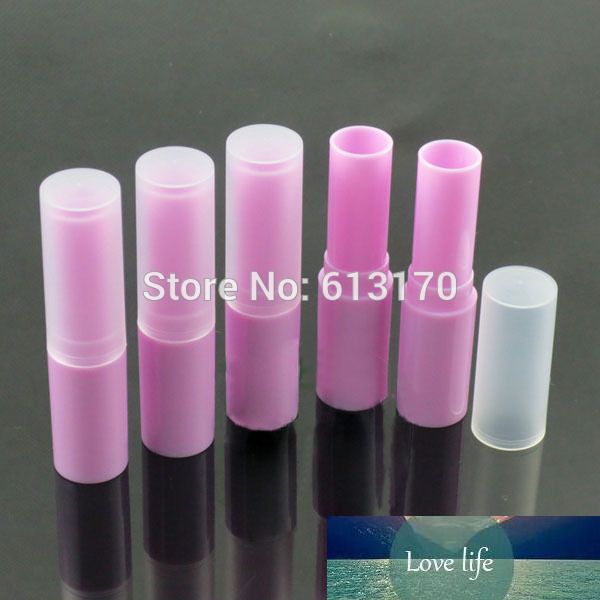 Nuovo arrivo 4g balsamo per labbra tubi vuoto bastone tubo fai da te lucidalabbra contenitore di imballaggio colore viola