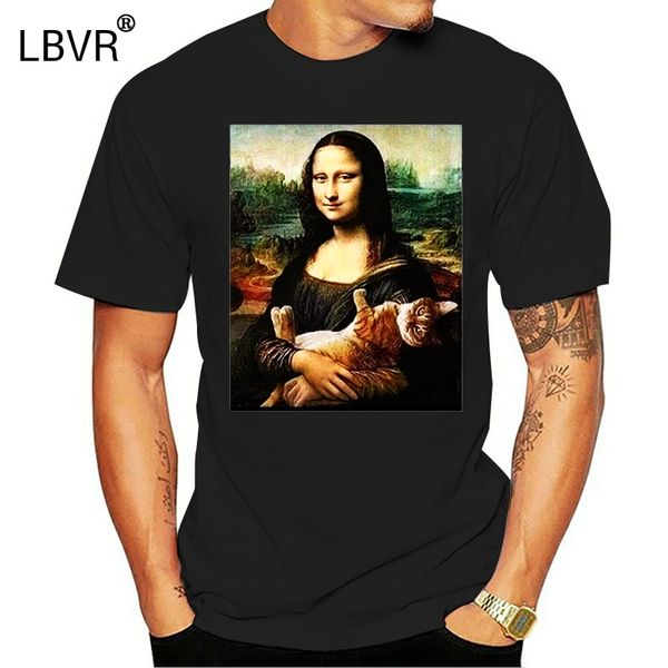 

funny monalisa holding a white cotton t-shirt size medium short-sleeved tee shirt sport hooded sweatshirt hoodie