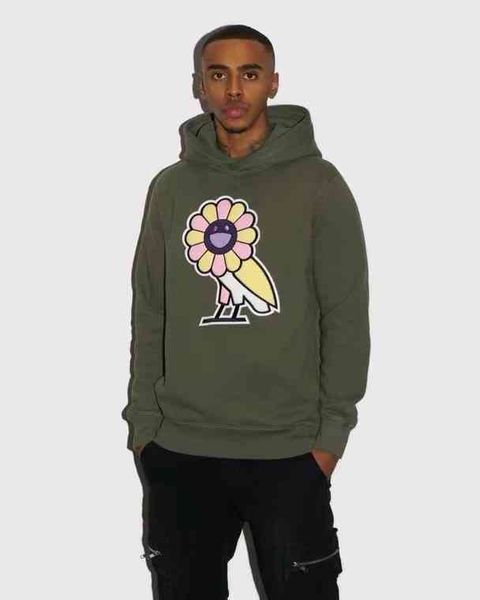 

men's designer hoodie fabric fashion green luxury letter print hooded jacket casual sweater s-3xl size, Black