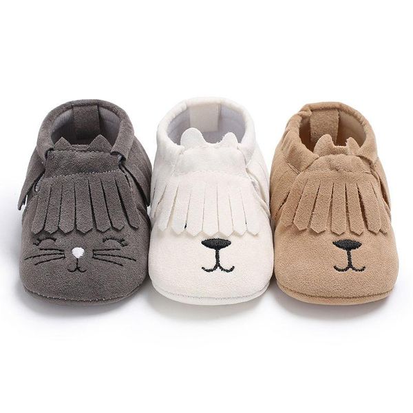 

fashion children baby shoes kids fringe soft cotton moccs baby moccasins newborn cute animal cartoon first walker boys girls