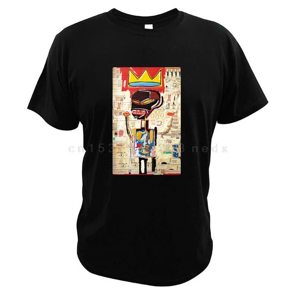 

michel basquiat parody american graffiti artist digital print street style crew neck casual hoodie designers t shirts sweatshirt