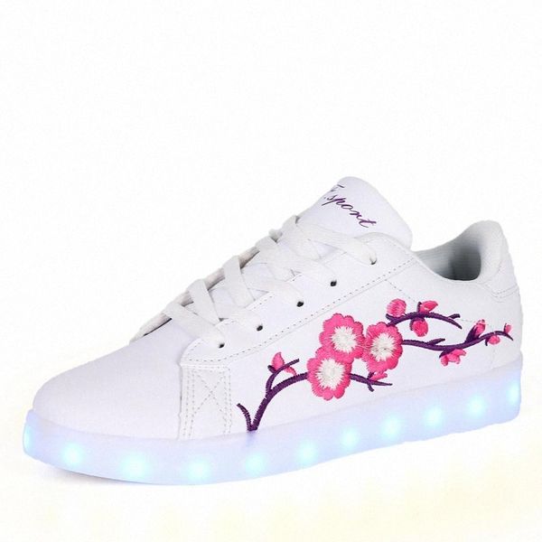 

warm like home 2018 new 24-40 usb charger glowing sneakers led children lighting shoes boys girls sneaker embroidered #yz5p