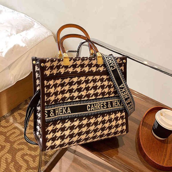 

2022 factory wholesale portable tote wind tide large capacity cotton linen single shoulder messenger bag ridw