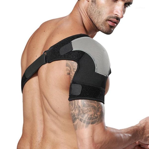 

accessories back support adjustable protector reinforced black functional-training-equipment single magic sticker shoulder strap1