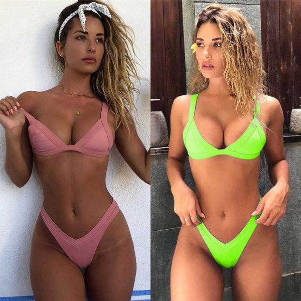 

bikini 2020 solid black swimsuit women swimwear push up bikini set patchwork biquini brazilian beach bathing suit swim wear