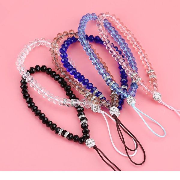 

shellnail universal phone charm strap fashion crystal beads hand wrist lanyard for phones iphone x samsung camera gopro jllzyz
