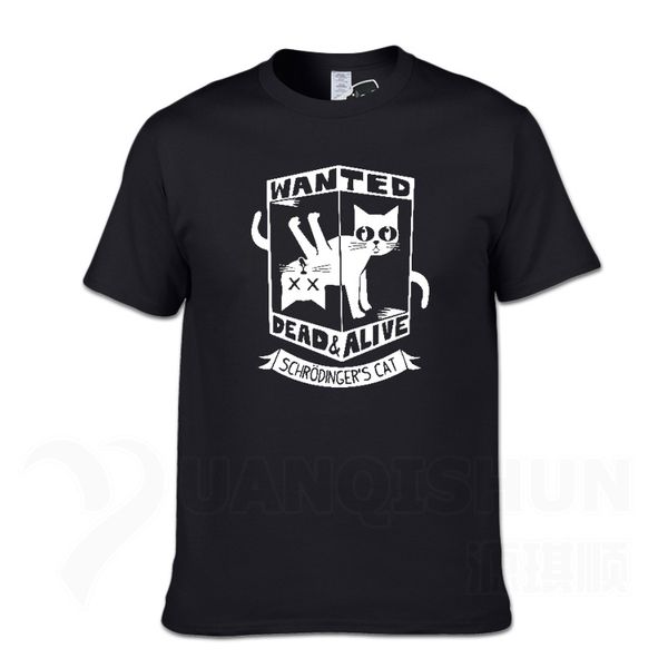 

sport 16 colors summer tshirt cotton casual schrodingers cat print men t shirt short sleeve men tshirt male loose cat print t-shirt