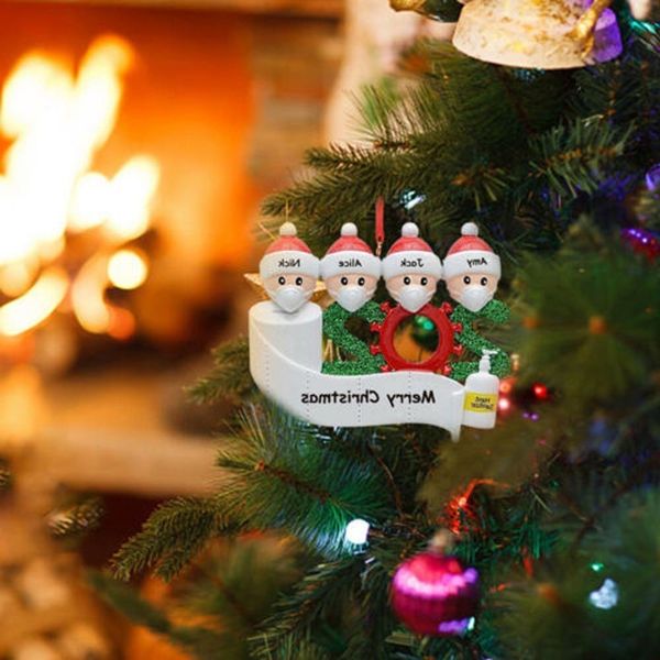 

newchristmas party decoration gift santa claus with mask personalized xmas tree ornament all series202