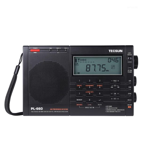 

radio tecsun pl-660 portable high performance full band digital tuning stereo fm am sw ssb multi-functions display1