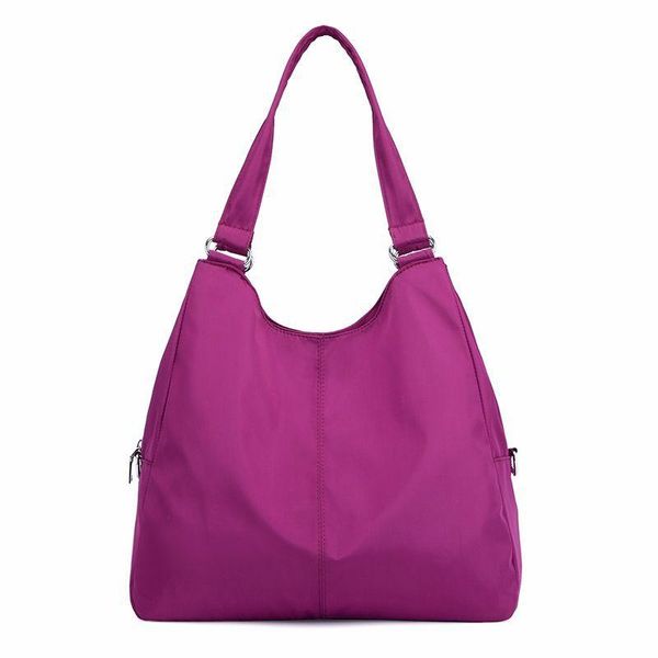 

minuet shoulder bags women handbag casual large bag nylon tote purple handbags mummy shopping waterproof bolsas black