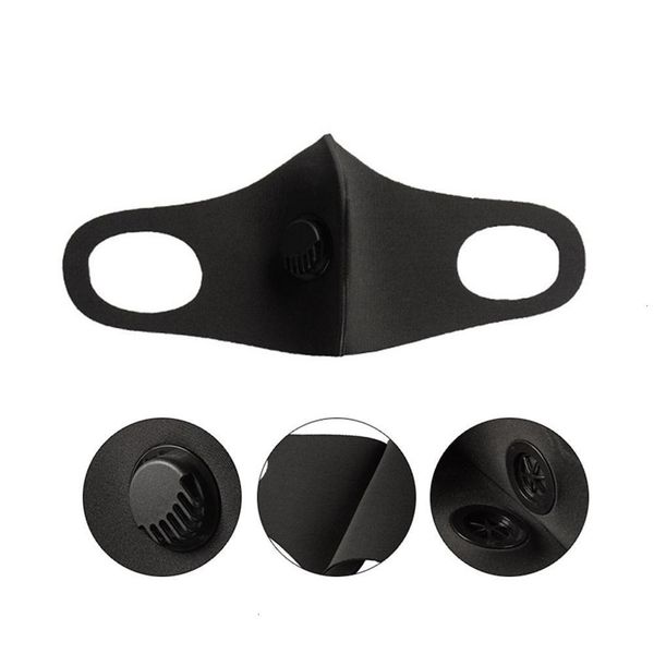 

face ship black sponge masks women dhl dustproof men reusable respirator protective mouth pm2.5 mask hh9-3023in stock124455