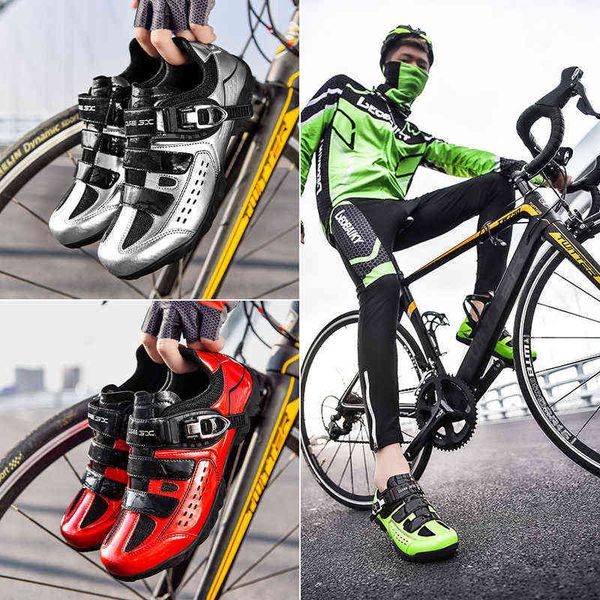

large lockless road bike shoes cross-country riding motorcycle travel equipment low breathable sports, Black