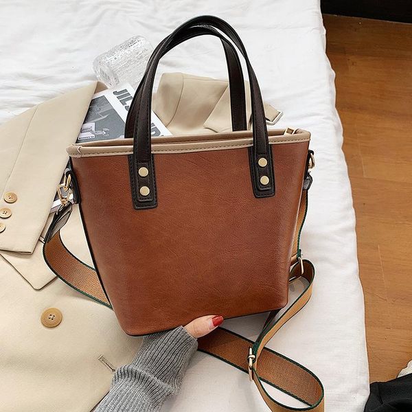 

bag for women handbag 2020 new shoulder messenger bag foreign style joker bucket