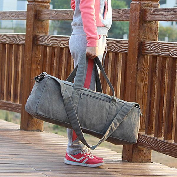 

large yoga mat duffle bag exercise gym carrier bag adjustable shoulder strap