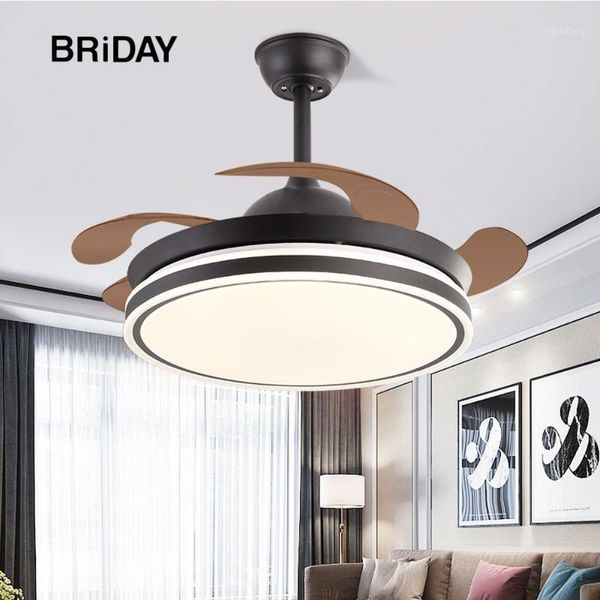 

42 inch ceiling fans with lights fan lamp ventilator lamp bedroom decor modern reversible retractable invisible blades silent1