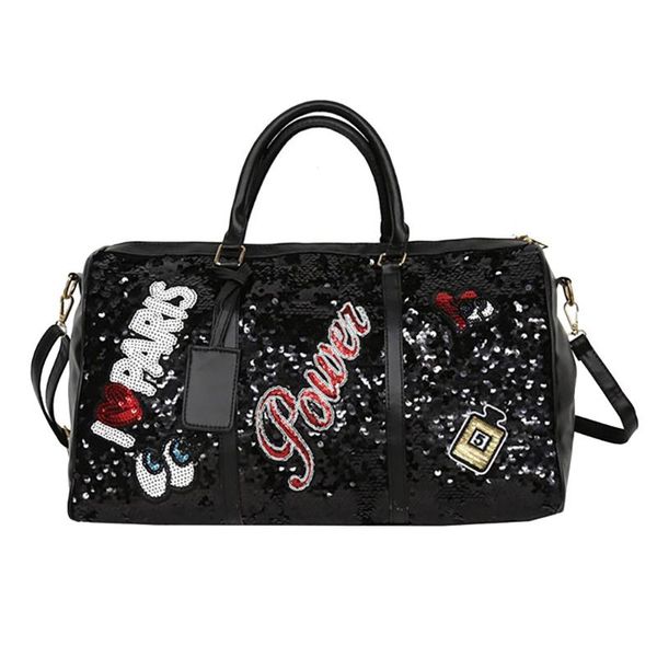 

fashion leisure bling large capacity handbag travel luggage bag trunk tote casual female bags new style #r20