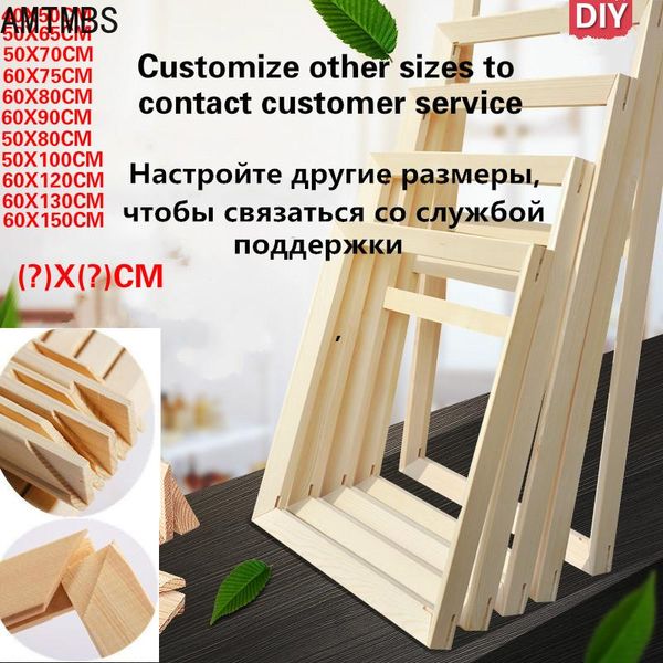 

diy natural wood frame p frame canvas diamond painting oil painting cross stitch assembly inner home decoration