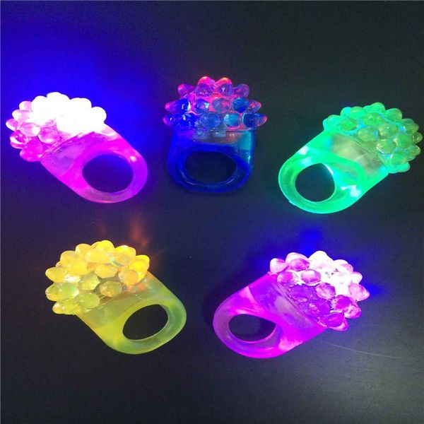 

party ring rave flashing blinking soft bubble jelly glow sellingcool led light up