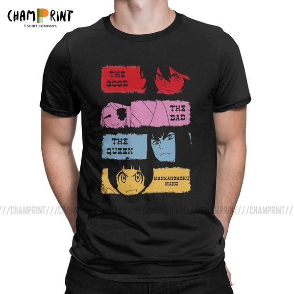 

the good, the bad, the queen kanshoku mako kill la kill japanese anime funny tees o neck gift sport hooded sweatshirt hoodie men t shirt