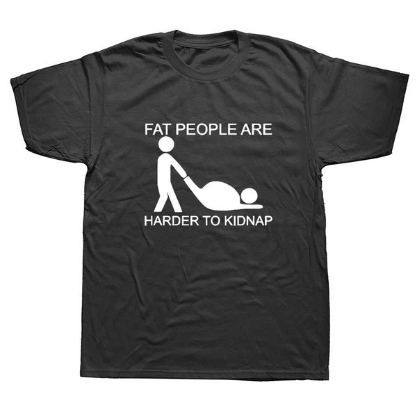 

fat people are harder to kidnap funny joke hoodie designers t shirts sweatshirt