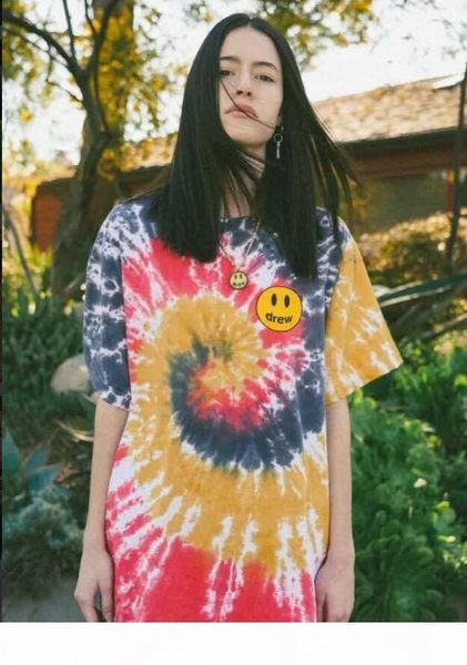 

perfect unhs justin bieber drew house tee summer short sleeve casual hip hop street skateboard t-shirt men women, White;black