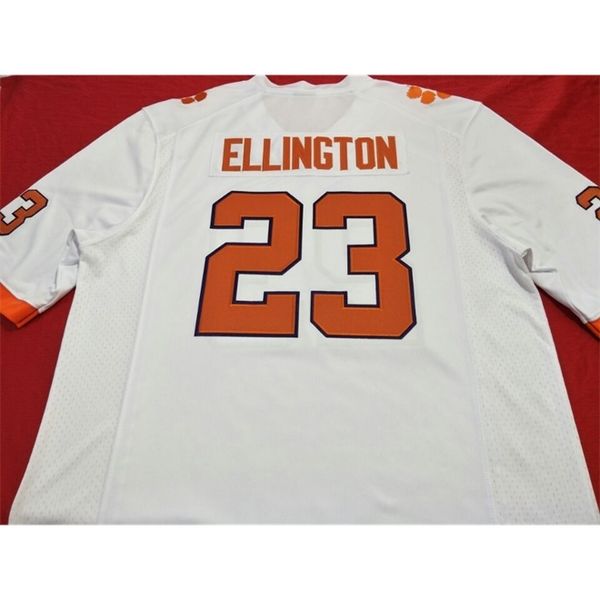 

hipping clemson tigers mackensie alexander andre ellington real full embroidery jersey size s-4xl or custom any name or number jersey, Black