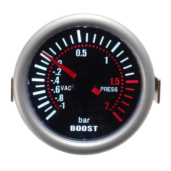 

2\" 52mm car turbo boost bar meter red led light easy to use professional