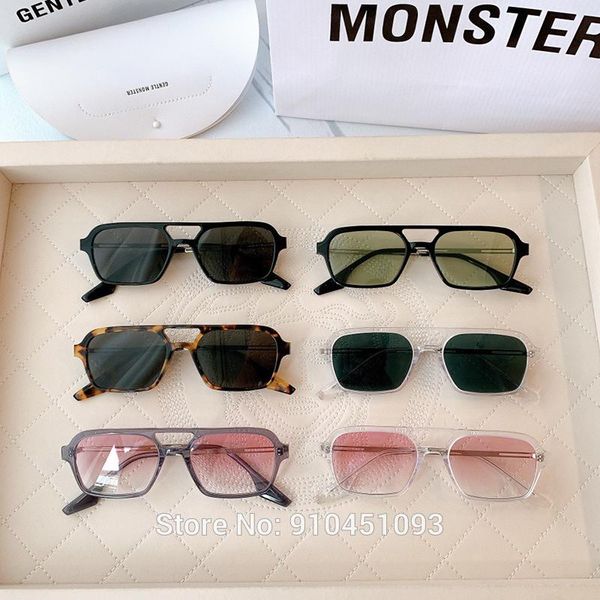 

2021 New Gradient Polarized Sunglasses Acetate Glasses Men women Driving Anti Glare Gentle Brand Kings Sunglass Luxury box, White;black