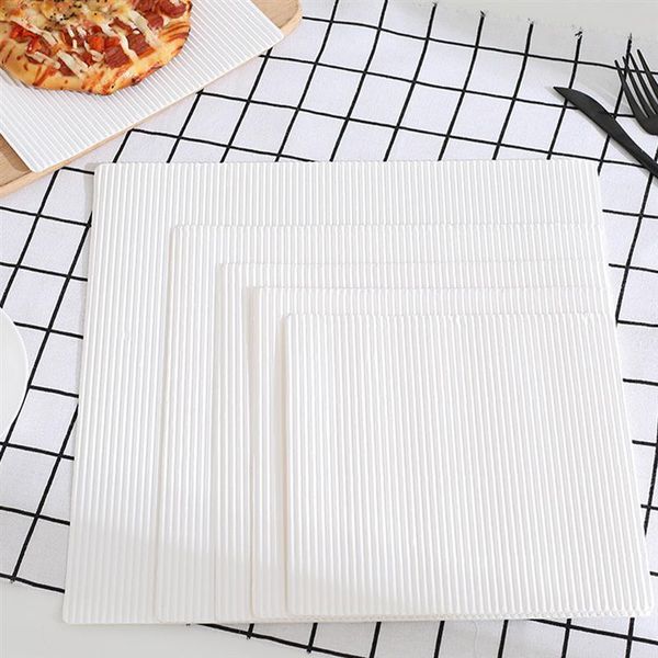 

25pcs party baking papers grilling paper pad oil-absorbing square sheets