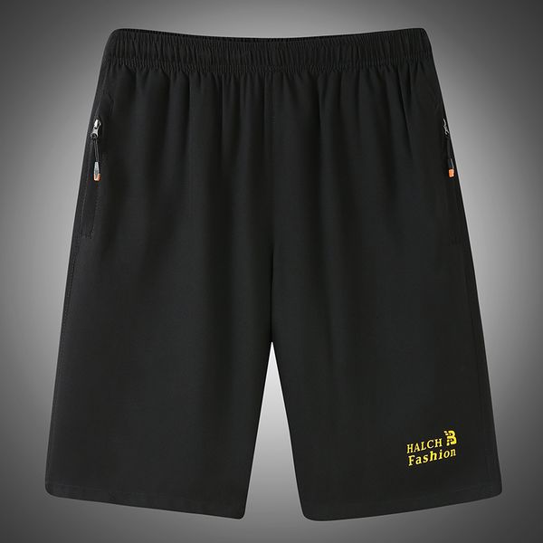 

2021 new style 28-50 black polish summer shorts larger classic male pocket short trouper pants l326, White;black