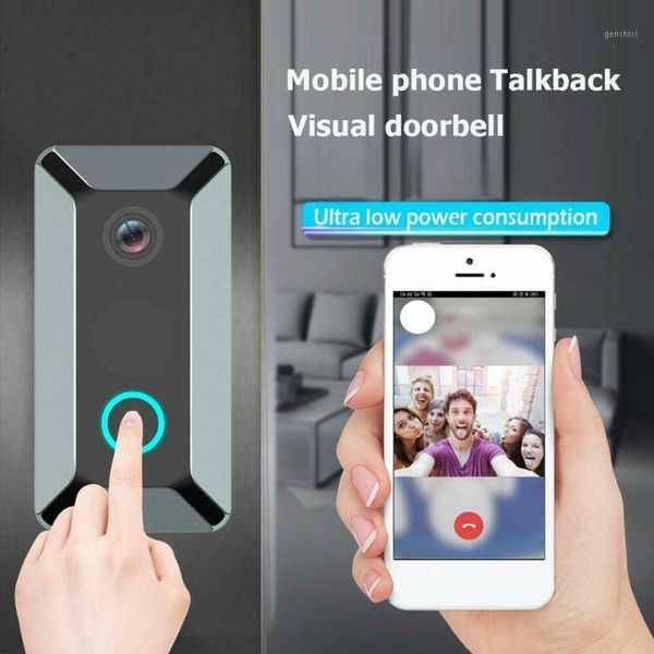 

video door phones v6 doorbell smart wireless wifi security bell visual recording home monitor night vision intercom phone1