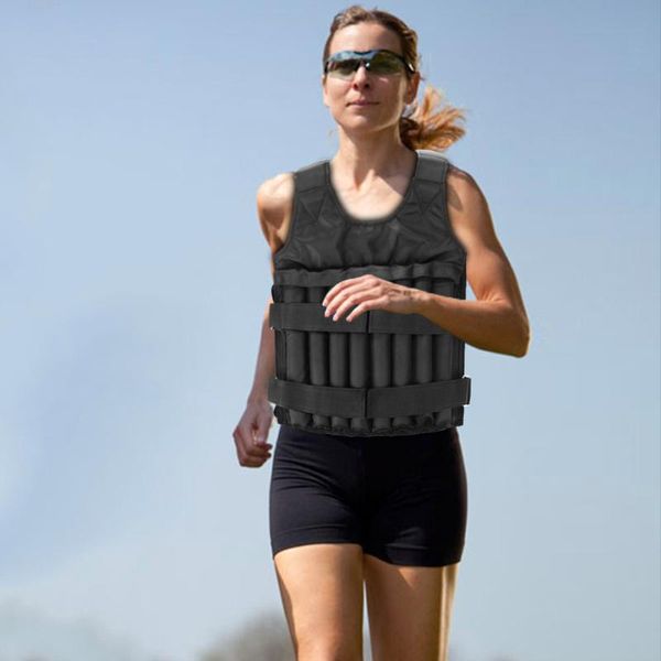

15kg loading weighted vest waistcoat fitness equipment boxing running training easy safety working-out ornaments