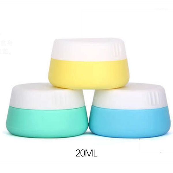 

storage bottles & jars 3pcs travel containers pot reusable empty makeup home lotion box cosmetic cream portable convenient face care silicon