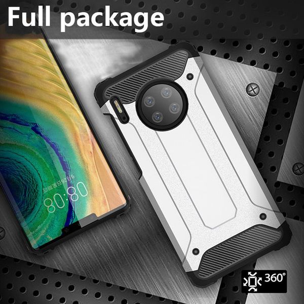 

luxury hard pc armor phone case for huawei mate 30 20 10 p30 p20 p10 p9 lite pro ultra-thin soft silicone edge sqcbxk home2006