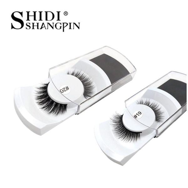 

1 pair/box thick 3d mink lashes false eyelashes natural long mink eyelashes handmade extensions makeup maquiagem faux cils cilio bbymnv