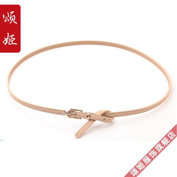 

декоративный тонкий маленький ремень songji женщин типа с бежевыми аксессуарами широких ног брюк светло-кофейный порошок, Black;brown