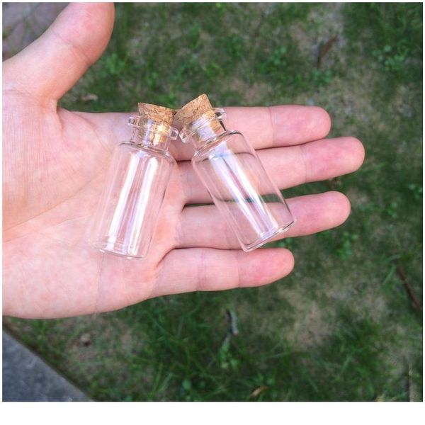 

10ml 1l 15ml glass bottles with cork empty glass bottles crafts glass jars vial containers for decoration 100pcs jllajv